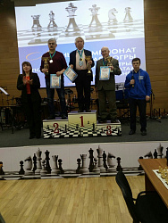В Ханты - Мансийске состоялся личный чемпионат округа среди ветеранов по классическим шахматам