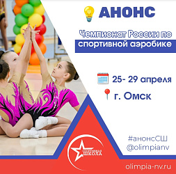 Анонс. Чемпионат России по спортивной аэробике