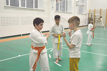 Открытое тренировочное занятие по киокусинкай